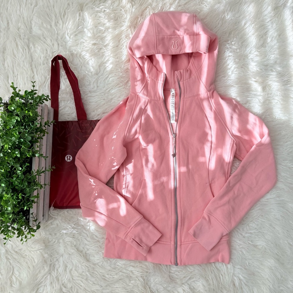SOLD! Lululemon Full Zip Scuba Hoodie Pink 6